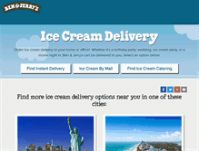 Tablet Screenshot of icecreamdelivery.com